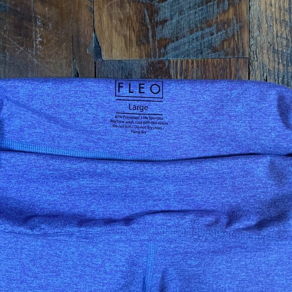 FLEO Apex Contour Mid Rise Workout Shorts Women’s Amethyst Orchid Size Large - Picture 8 of 8